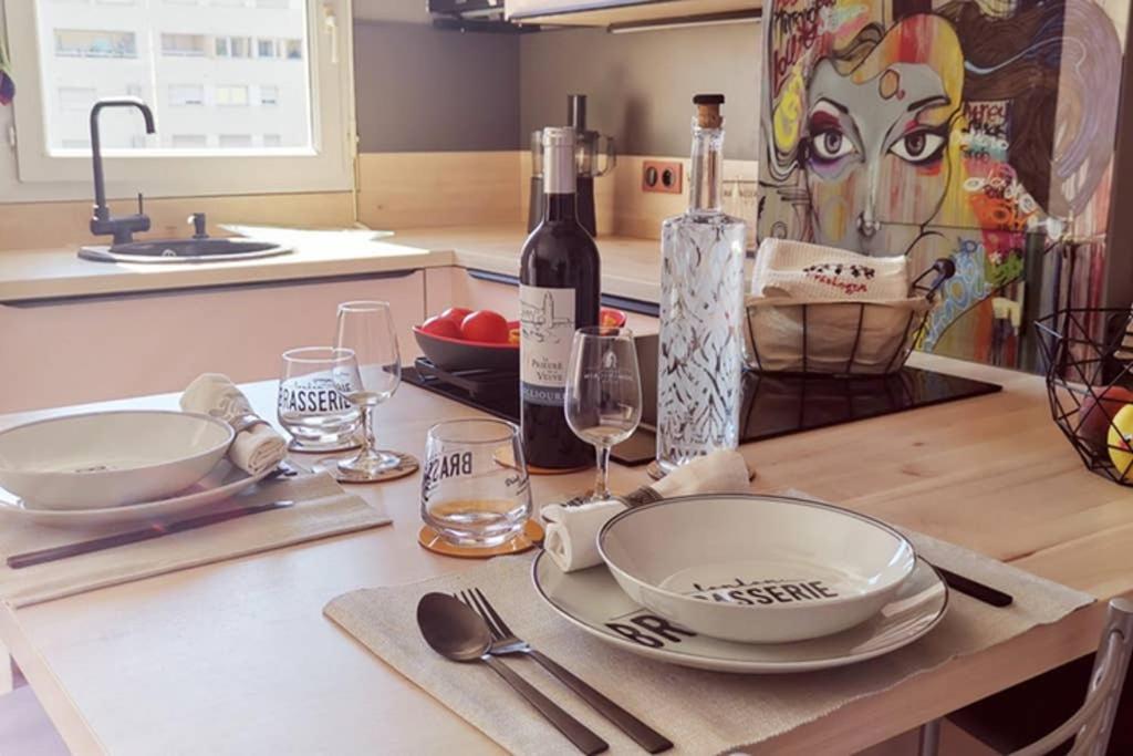 Appartement Premium, Proche Faculte & Centre Ville Ideal Digital Nomad แปร์ปินญอง ภายนอก รูปภาพ