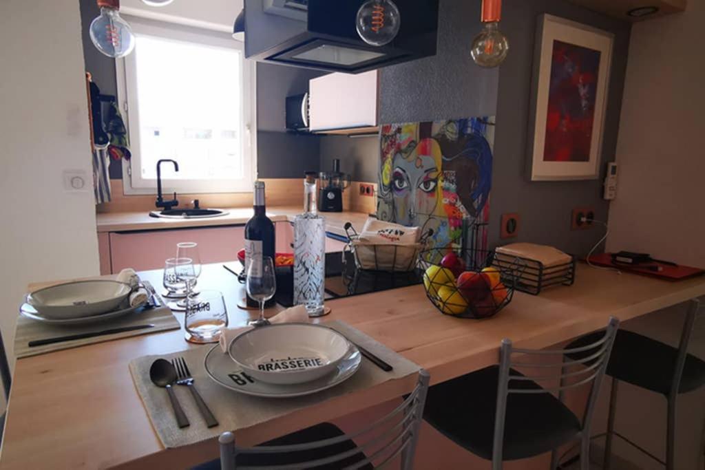 Appartement Premium, Proche Faculte & Centre Ville Ideal Digital Nomad แปร์ปินญอง ภายนอก รูปภาพ